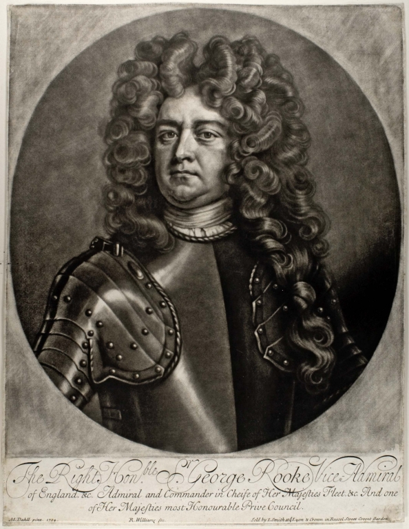 [portrait of the Right Honorable Sir George Rooke.